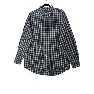 Ralph Lauren Shirt Blake Men's Large Plaid Fit Long Sleeve Button Down‎